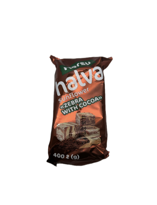 HALVA ZEBRA WITH COCOA 400g.