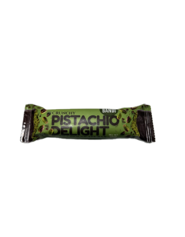 Pistachio delight chocolate bar.