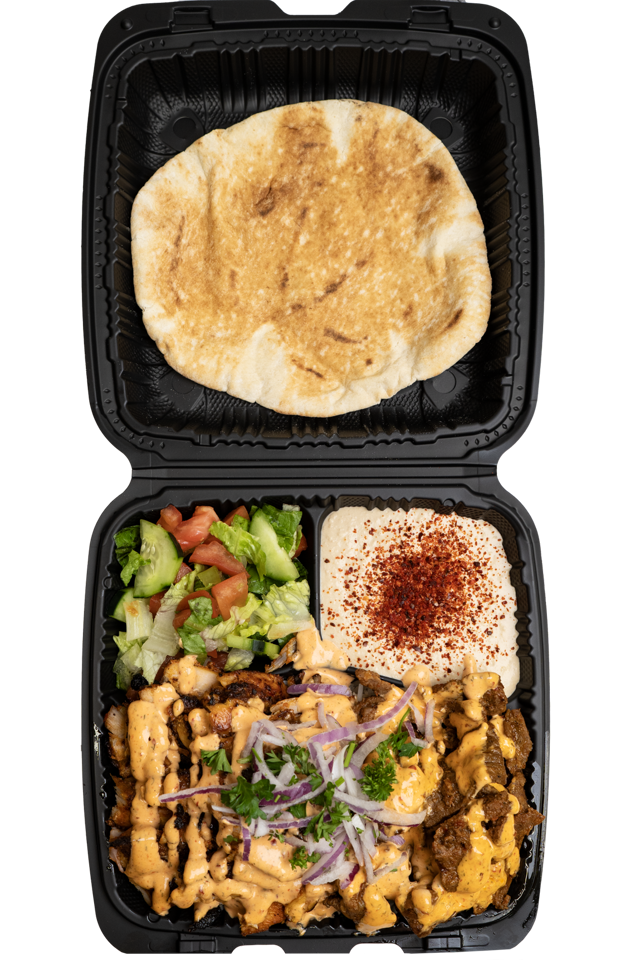 Combo Shawarma Plate.